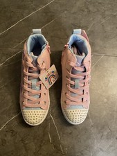 Skechers TWI-Lites 2.0 Girls Sneakers Wing Brights Size 2 Lightweight