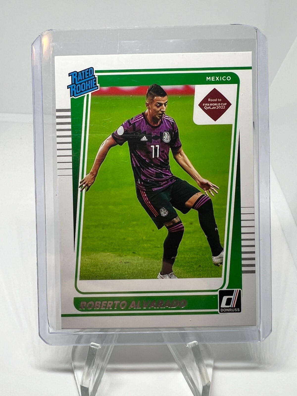 2021-22 Panini Donruss Roberto Alvarado RC #195 Rookie Mexico qty