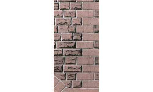 OO Red Sandstone Walling Papers - Superquick D9 - 6 sheets 7x10""