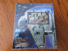 1997 Topps STAR WARS VEHICLES Factory Sealed Box 36 Packs 3-D & Cut-Away Cards