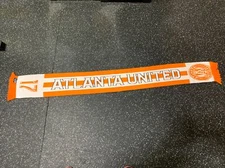 Atlanta United Scarf Orange White Scarf Stripe Scarf