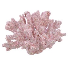 New Pink Glitter Sea Ocean Coral Coastal Home Decor Decoration