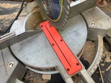 Zero Clearance Throat Plate Insert for Delta 36-235 Compound Miter Saw *Black*