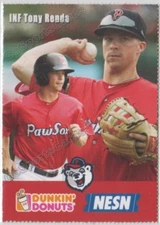 2018 Pawtucket Red Sox Dunkin Donuts SGA Tony Renda RC Rookie