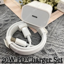 For Apple iPhone 16 15 14 13 12 11 iPad XR XS X Charger Cable 20W Power Adapter