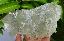 Chalcedon Stilbit Auf Calcit Mineralien Exemplar G=57