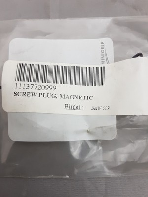 NEW GENUINE BMW 11137720999 SCREW PLUG, MAGNETIC-M16X1,5 K1200S 