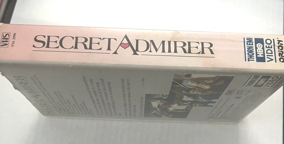 1985 Secret Admirer VHS  Big Box Kelly Preston/ Lori Loughlin Cult Following - Image 4 of 4