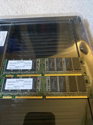 Two Pieces Infineon  2x128MB RAM PC-133 Sync 133 MHz CL2