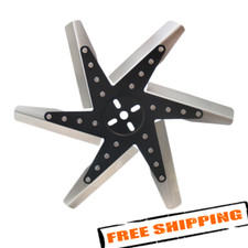 Derale 19117 17 High Performance Stainless Steel Standard Rotation Flex Fan Derale 19117 17 High Performance Stainless Steel Standard Rotation Flex Fan