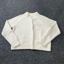 BANANA REPUBLIC FACTORY Boucle Bomber Sweater Jacket Women's Size S