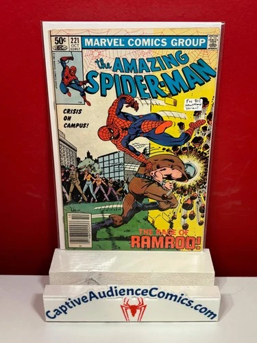 The Amazing Spider-Man, Vol. 1 #221 - Newsstand Variant - FN