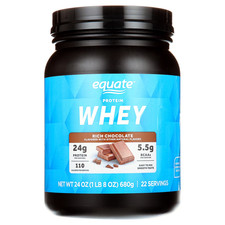 Whey Protein Powder, Rich Chocolate, 24 Oz 11.87 per gallon