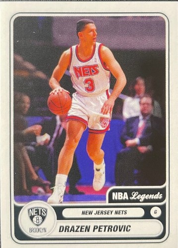 2x 1990 Hoops DRAZEN PETROVIC RC #248 Trailblazers Basketball Card