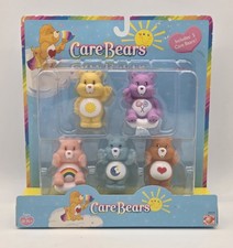 Care Bears Play Along 5 Figures Set Vintage 2002 Vintage New Sealed
