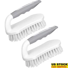 Heavy Duty Scrub Brush Non Slip Handle Stiff Bristles Cleaning Tool Home New