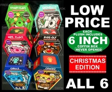 Deddy Bear Christmas Edition Plush 2025 Set of 6 with Roblox Code Stuffed Animal