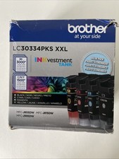 New Genuine Brother LC3033XXL Black Cyan Magenta Yellow 4PK Ink Cartridges 10/28