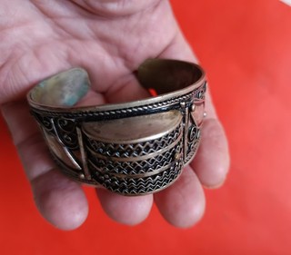 Bracelet manchette ethnique. Touareg.