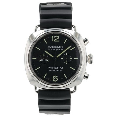 Panerai Radiomir Chrono Black Dial Steel 42mm Automatic Men s Watch PAM00369