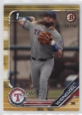 2019 Bowman Draft Gold 26/50 Davis Wendzel #BD-81 s7f