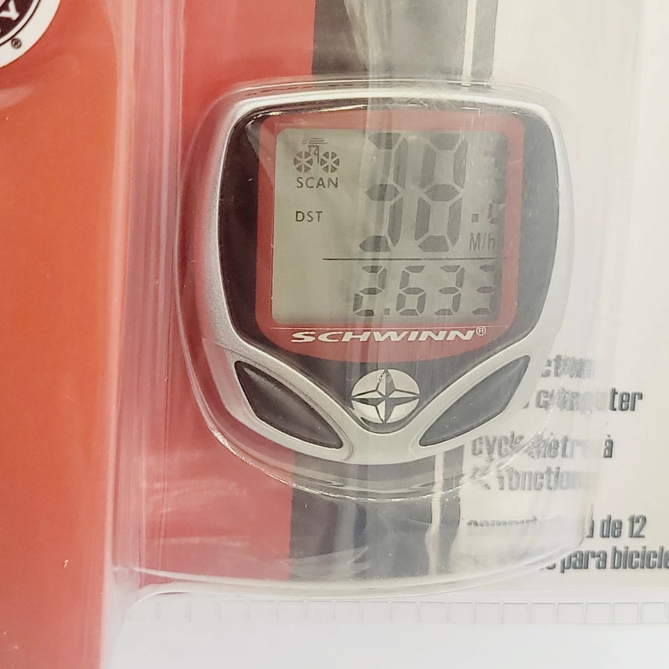 NEW PTI Schwinn 12 Function Cycle Computer Speedometer Timer Clock - Image 3 of 4
