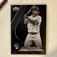 Topps 2022 Chrome Black Julio Rodriguez Rookie Seattle Mariners #BRDV-10
