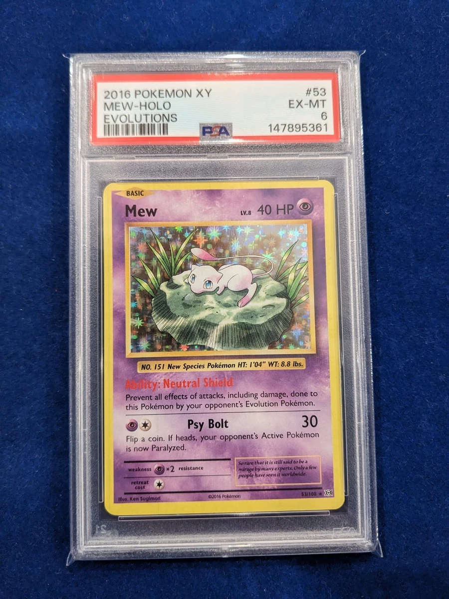 Mew Pokémon TCG Professional Sports Authenticator (PSA) Individual