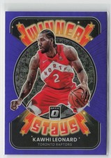 2021-22 Donruss Optic #18 Kawhi Leonard Winner Stays Purple