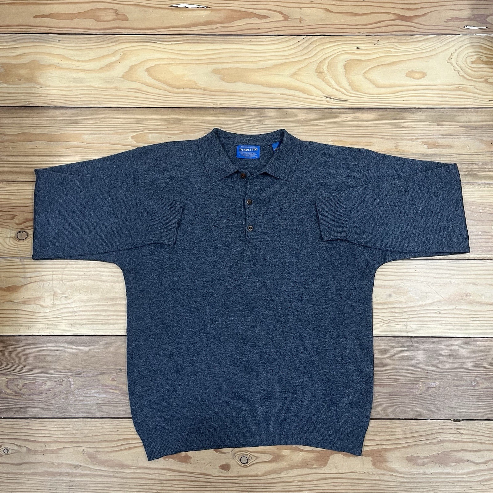 Pendleton Collared sweater Lambswool Size Large - image 1