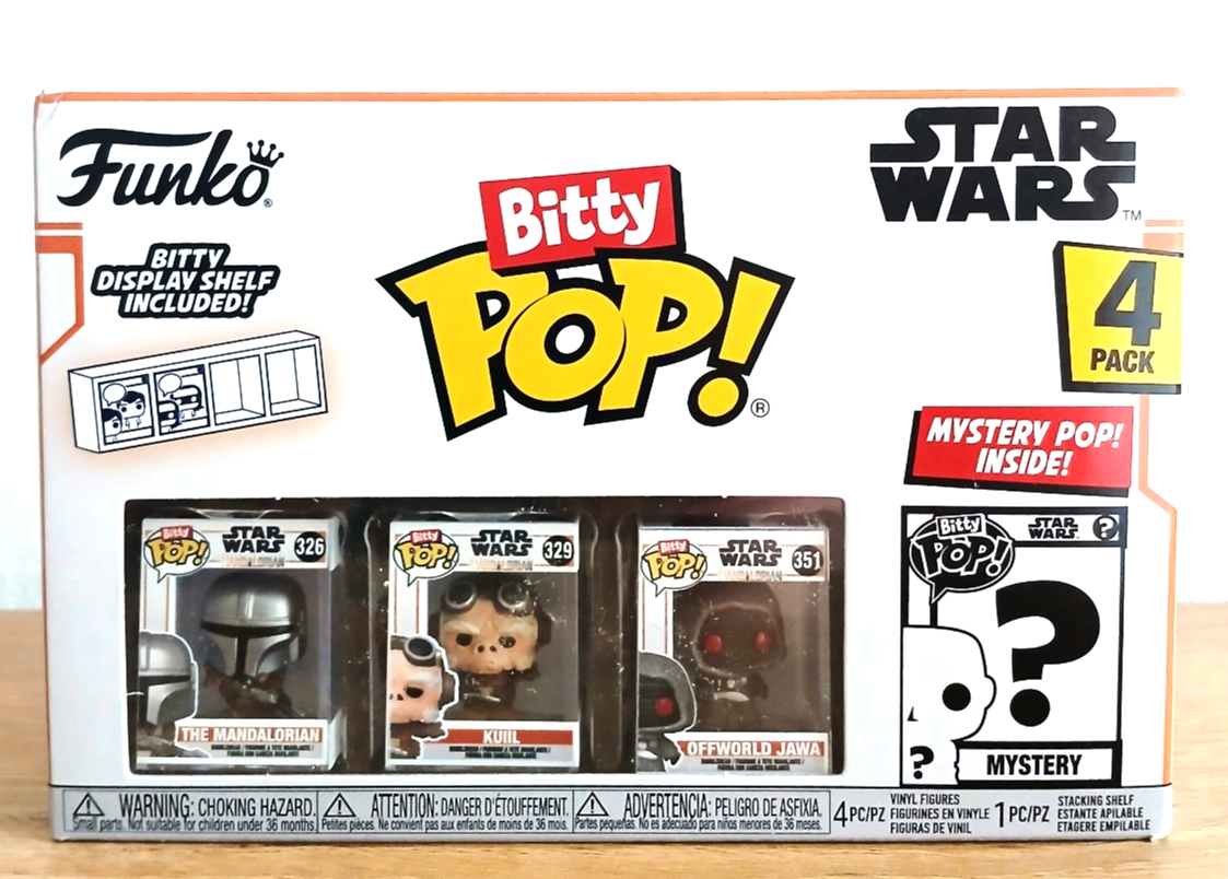 Pack de 4 figurines Bitty Pop! Star Wars the Mandalorian NEUF