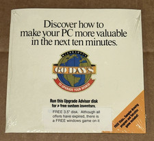 Microsoft Windows Upgrade Advisor Disk CD  ROM System Inventory Sealed 098-51302
