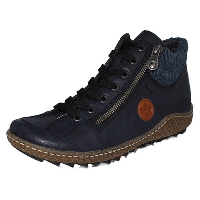 Damen Rieker Tex Schnürstiefeletten warm gefüttert - L7514