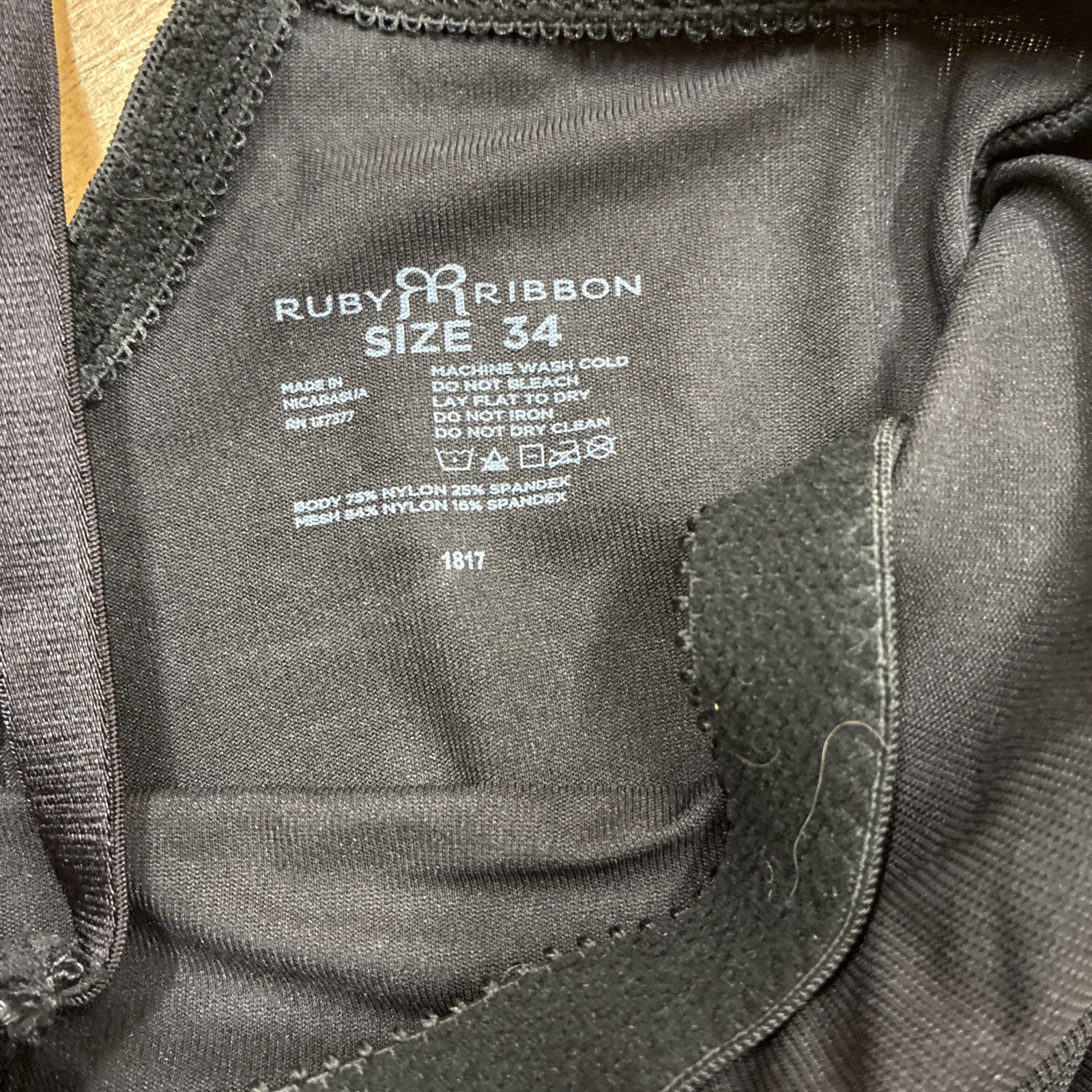 Ruby Ribbon  34 Black Cami - image 3