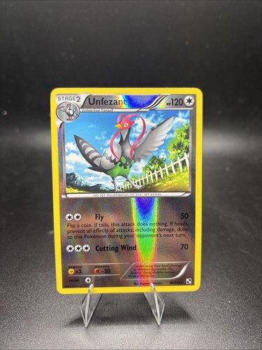 Unfezant 86/114 Black & White Base Set Pokemon Reverse Holo NM -j