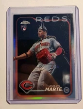 2024 Topps Chrome Update - Noelvi Marte - RC Image Variation Refractor #USC91