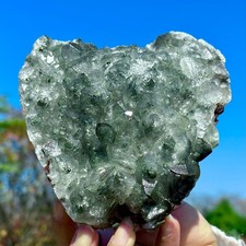 2.10LB Natural Colorful Pyrite Symbiosis Petal Calcite Crystal Raw Specimen