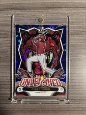 2024 Panini Donruss - Unleashed James Wood #19 Blue Ice /35 (RC)
