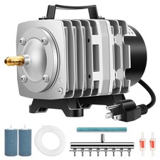 VIVOSUN Air Pump Kit, with 40 W 1110 GPH 40W Accessories, Silver 