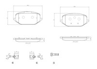 Bremsbelagsatz, Scheibenbremse P 61 142 Brembo FüR Peugeot CitroËN