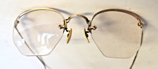 American Optical AO 1/10 12k Gold Filled Semi Rimless Eyeglasses