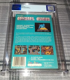 Crystal Mines (Nintendo NES) NEW Factory Sealed US Release PSA 8.5 Graded 