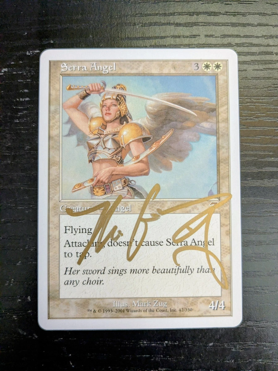 Serra Angel Magic: The Gathering Near Mint or Better Individual