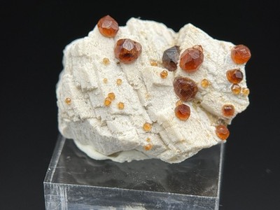 INSANE GROWTH STRIATIONS ON MULTICOLORED SPESSARTINE GARNET: Fujian China