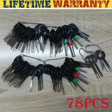 78x Wire Terminal Removal Tool Car Electrical Wiring Crimp Connector Pin Kit