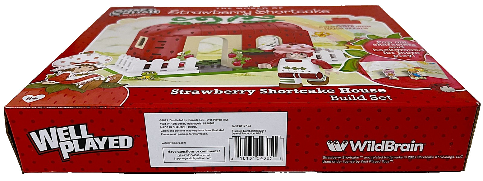 The World of STRAWBERRY SHORTCAKE HOUSE Snap & Switch Construction Set 97 pcs