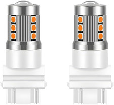 Ywdiml 3157 T25 LED Turn Signal Bulbs Super Bright Yellow 2PCS