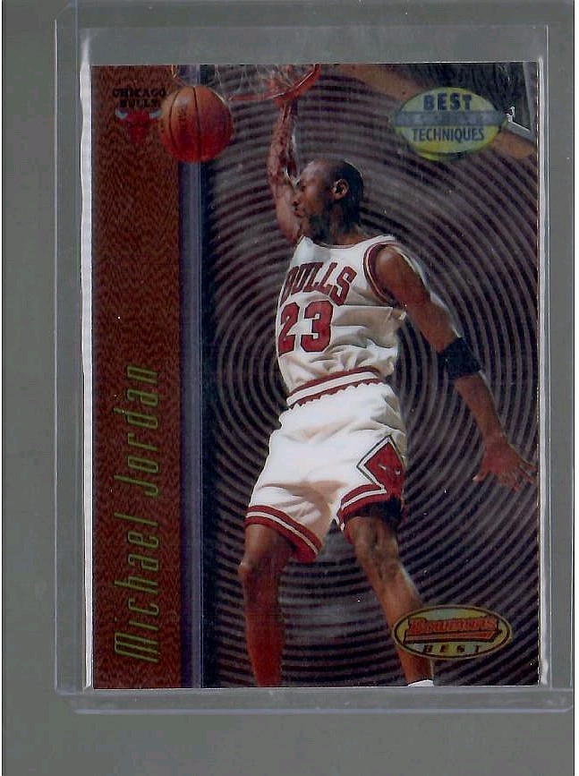 1997 BOWMAN'S BEST #T2 MICHAEL JORDAN TECHNIQUES
