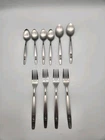 Interpur INR45 Stainless Steel Japan Floral Silverware Flatware 10 Pieces