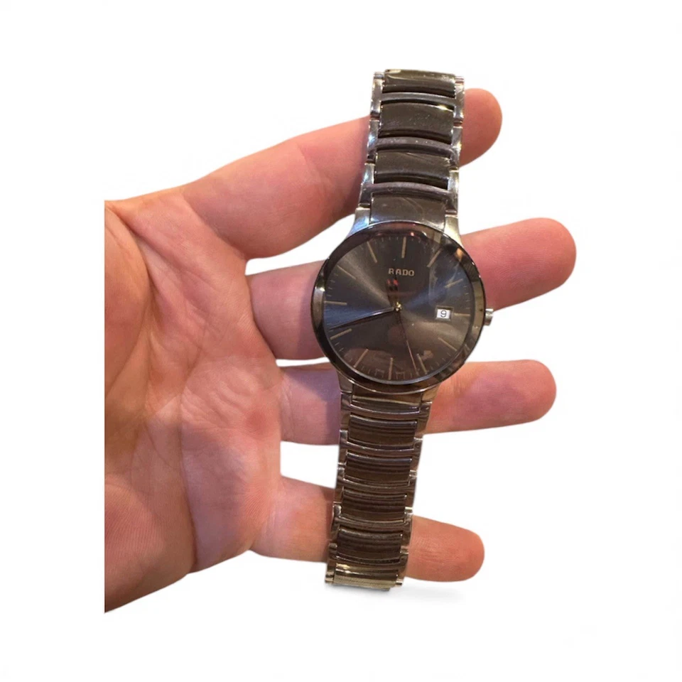 Reloj Hombre Rado Centrix Esfera Gris Acero Inoxidable con Caja y Papeles Foto 4 de 4